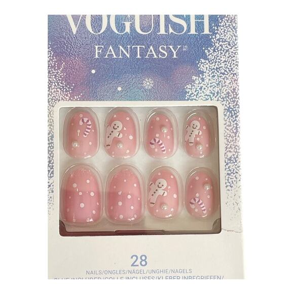 Kiss Voguish Fantasy Press on Holiday Nails Bundle of Six Sets - Picture 3 of 10